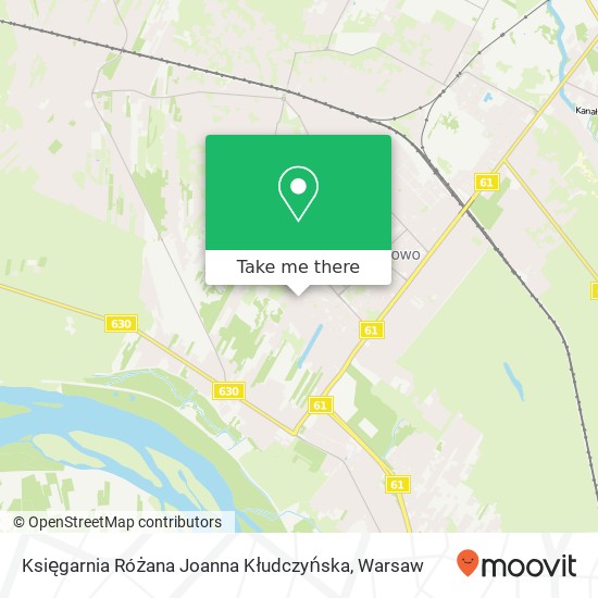 Księgarnia Różana Joanna Kłudczyńska map