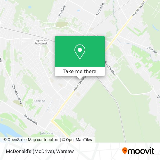 McDonald's (McDrive) map