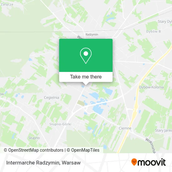 Карта Intermarche Radzymin