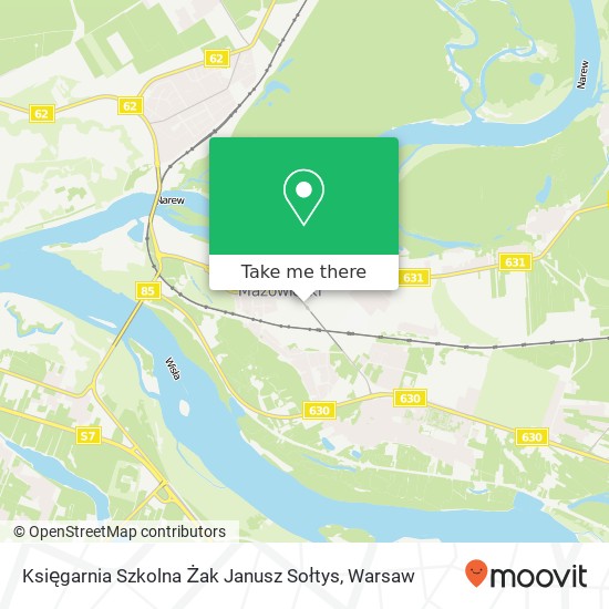 Księgarnia Szkolna Żak Janusz Sołtys map