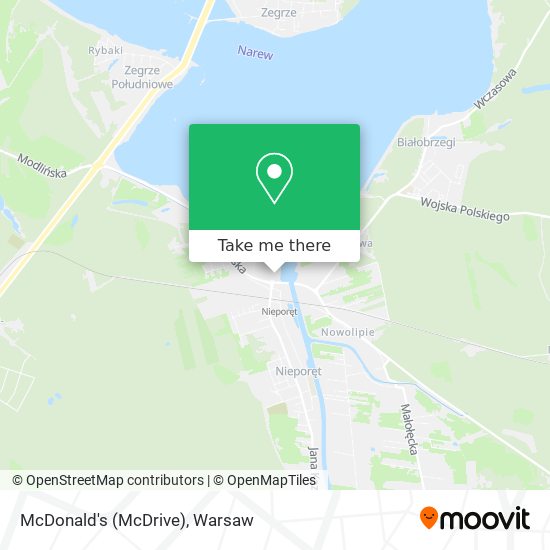 McDonald's (McDrive) map