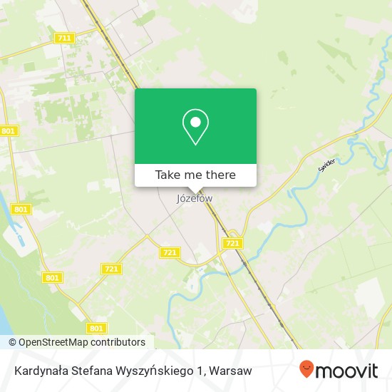 Kardynała Stefana Wyszyńskiego 1 map