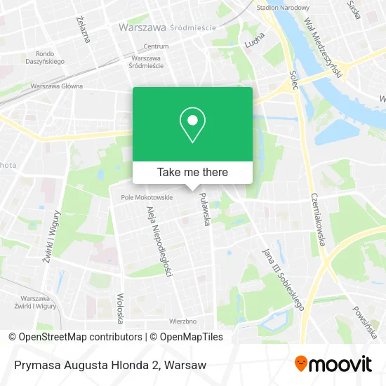 Prymasa Augusta Hlonda 2 map