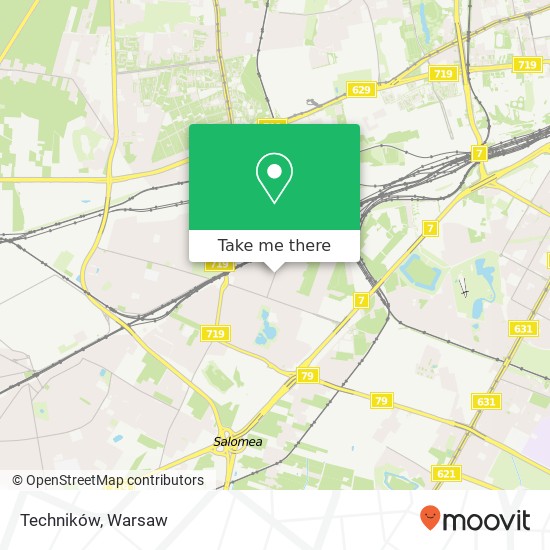 Techników map