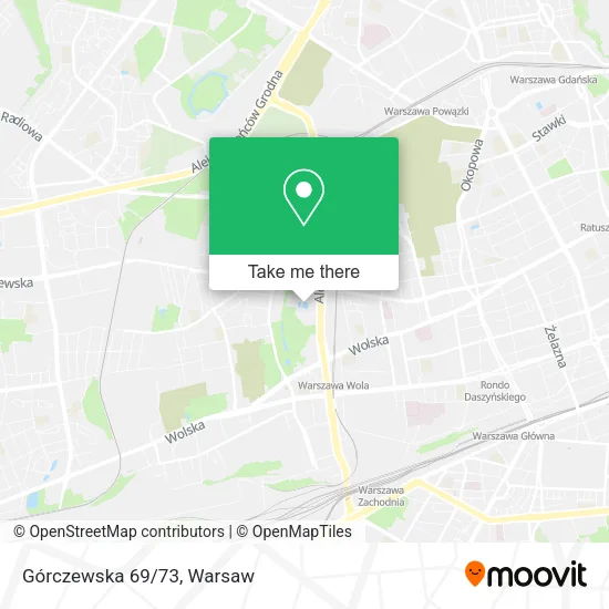 Górczewska 69/73 map