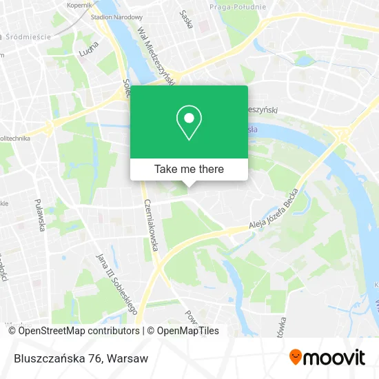 Bluszczańska 76 map