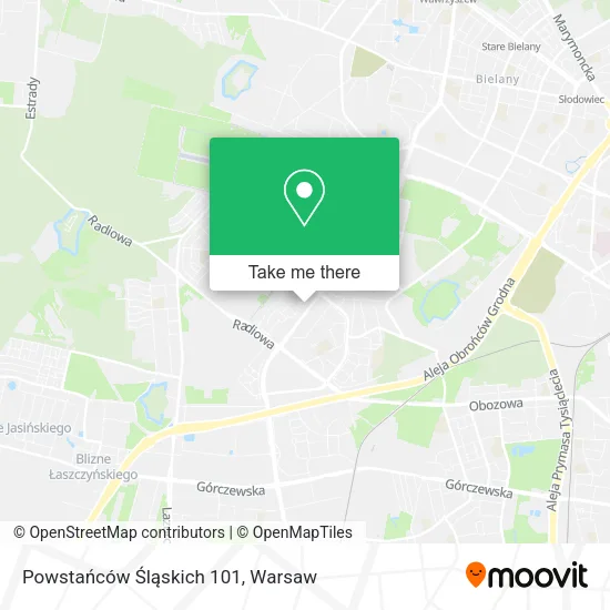 Powstańców Śląskich 101 map