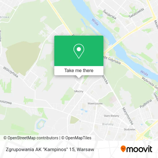 Zgrupowania AK "Kampinos" 15 map