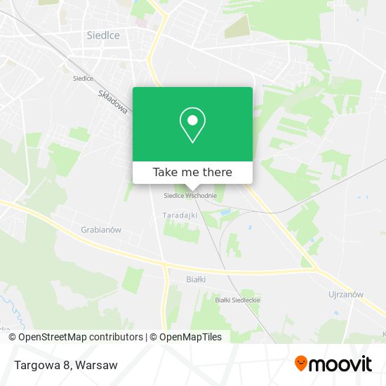 Targowa 8 map