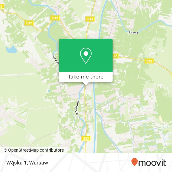 Wąska 1 map