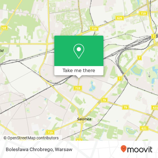 Bolesława Chrobrego map