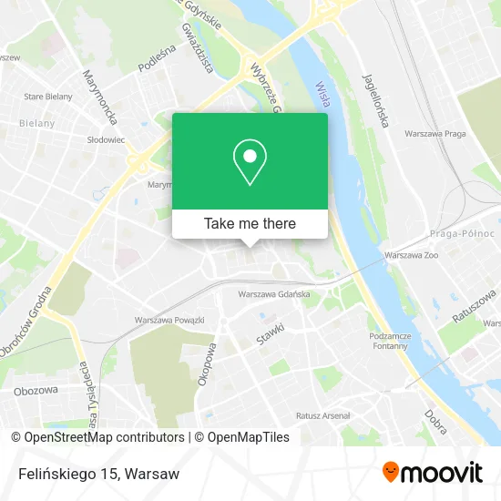 Felińskiego 15 map
