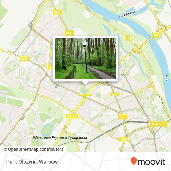 Park Olszyna map