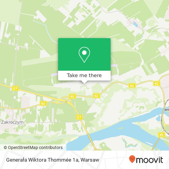 Generała Wiktora Thommée 1a map