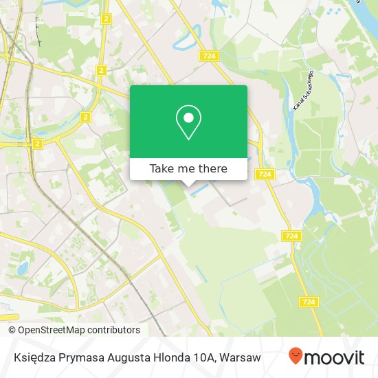 Księdza Prymasa Augusta Hlonda 10A map