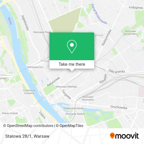 Stalowa 28/1 map
