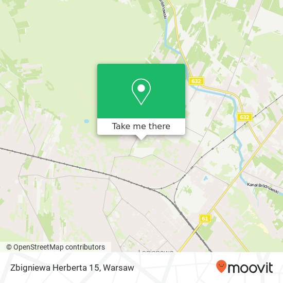 Zbigniewa Herberta 15 map