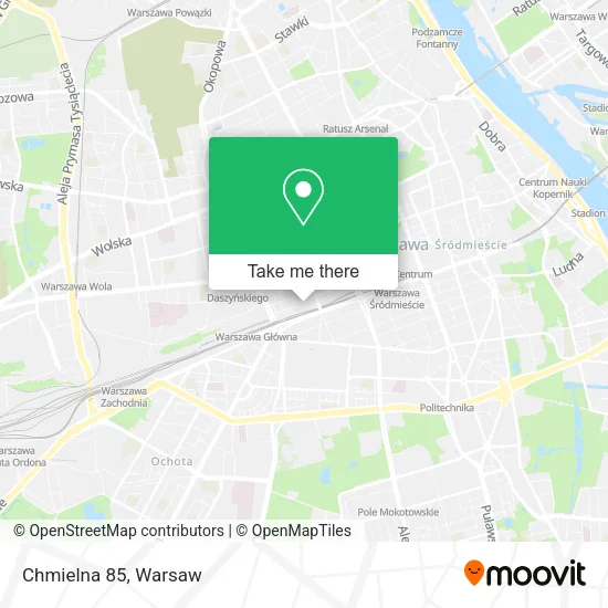 Chmielna 85 map