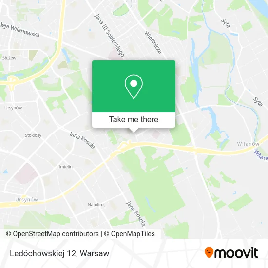 Ledóchowskiej 12 map