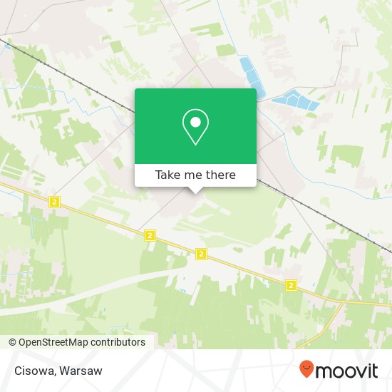 Cisowa map