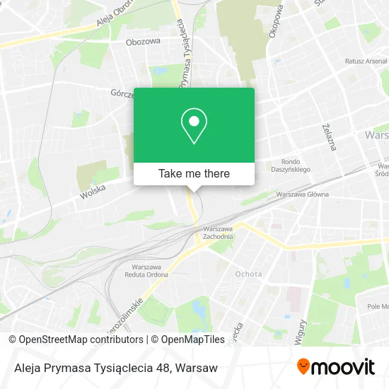 Aleja Prymasa Tysiąclecia 48 map