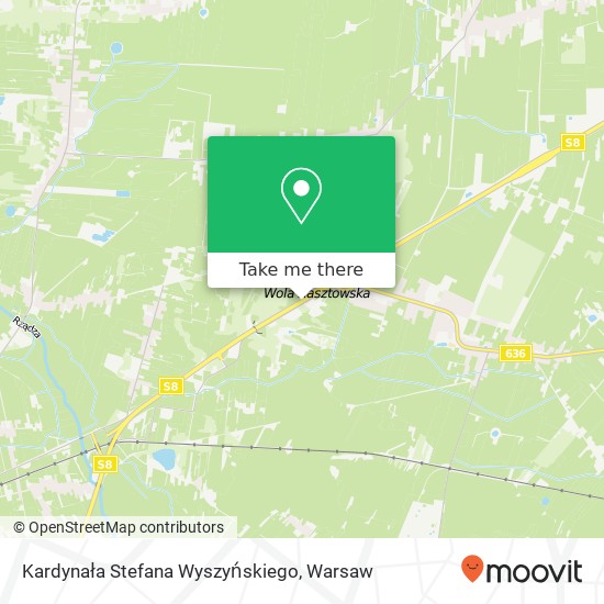 Kardynała Stefana Wyszyńskiego map