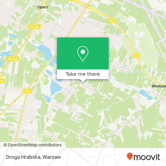 Droga Hrabska map