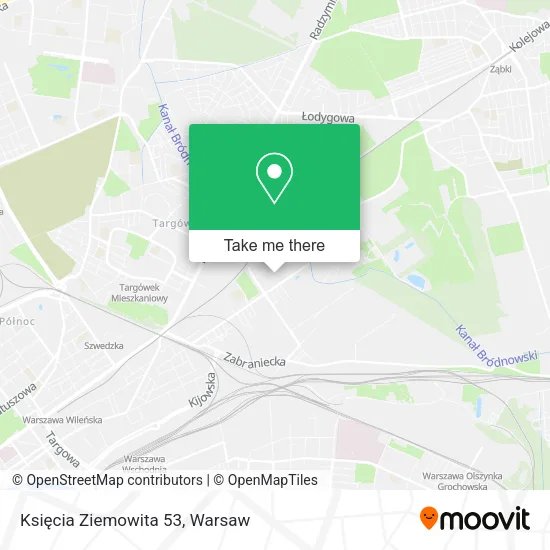 Księcia Ziemowita 53 map