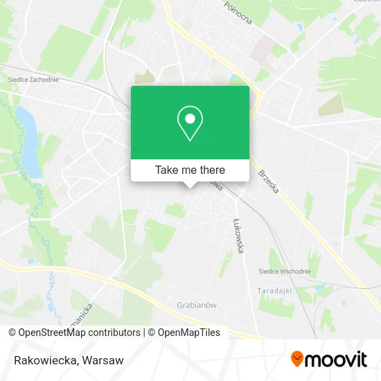 Rakowiecka map