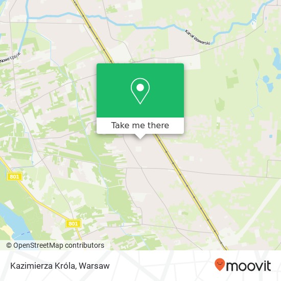 Kazimierza Króla map