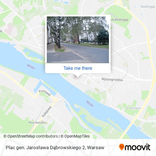 Plac gen. Jarosława Dąbrowskiego 2 map