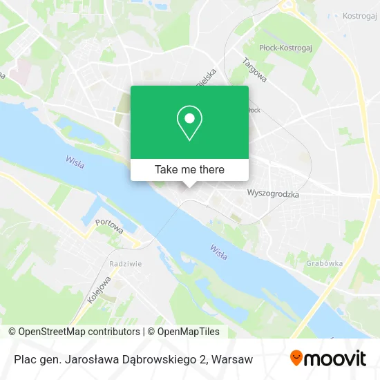 Карта Plac gen. Jarosława Dąbrowskiego 2