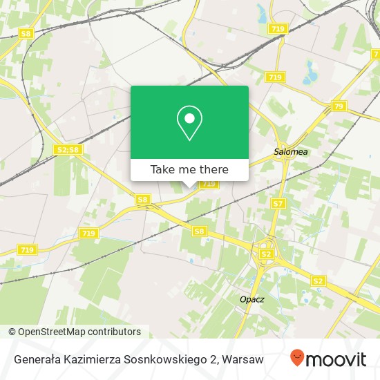 Generała Kazimierza Sosnkowskiego 2 map