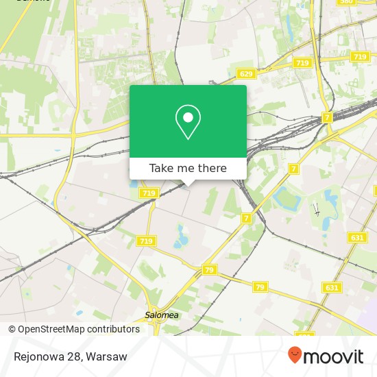 Rejonowa 28 map