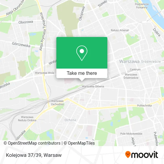 Kolejowa 37/39 map