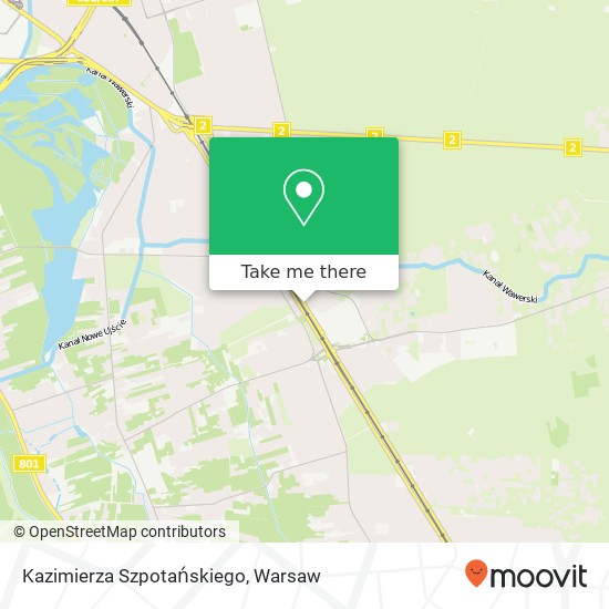 Kazimierza Szpotańskiego map