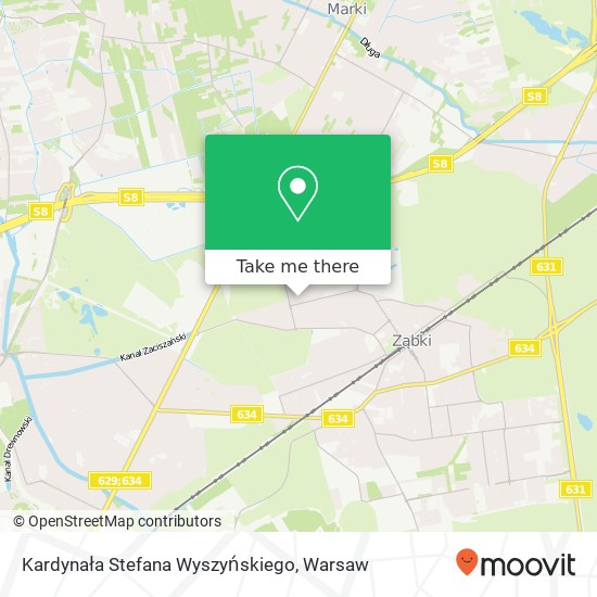 Kardynała Stefana Wyszyńskiego map