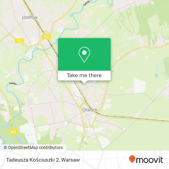 Tadeusza Kościuszki 2 map