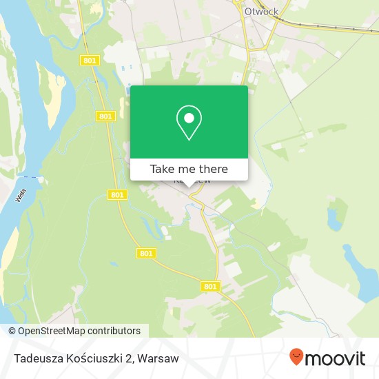 Tadeusza Kościuszki 2 map