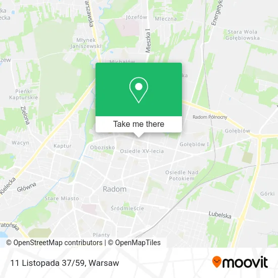 Карта 11 Listopada 37/59