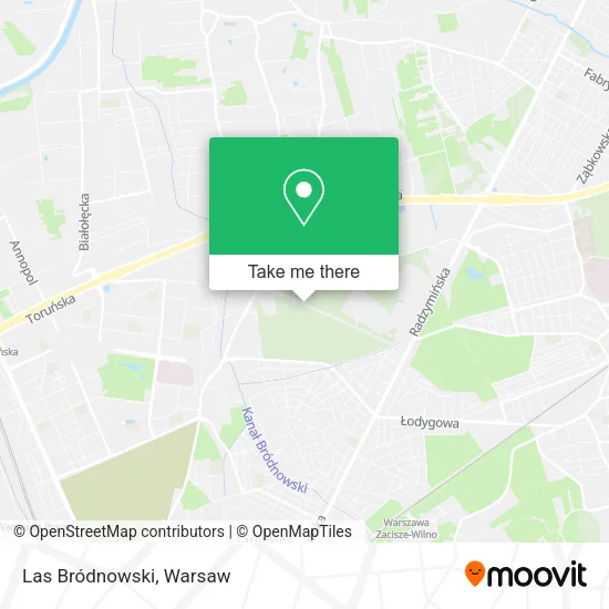 Las Bródnowski map