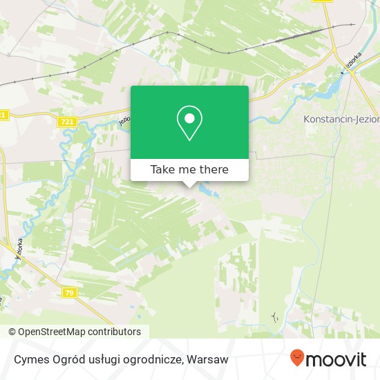 Cymes Ogród usługi ogrodnicze map