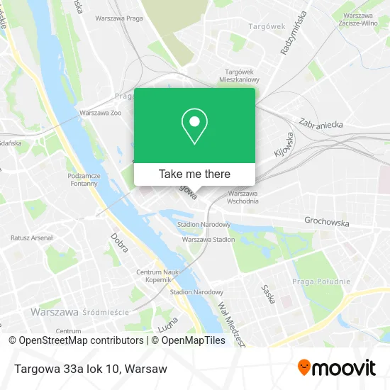 Карта Targowa 33a lok 10