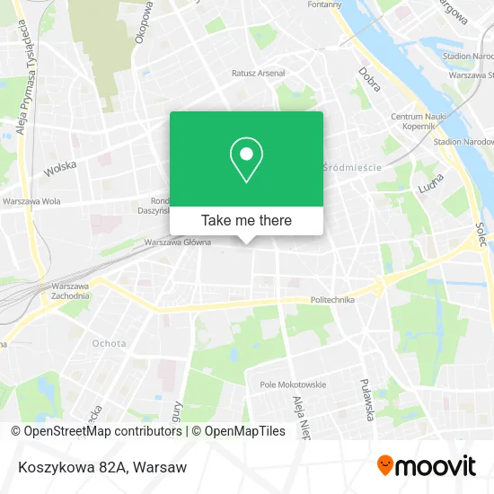 Koszykowa 82A map