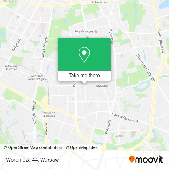 Woronicza 44 map