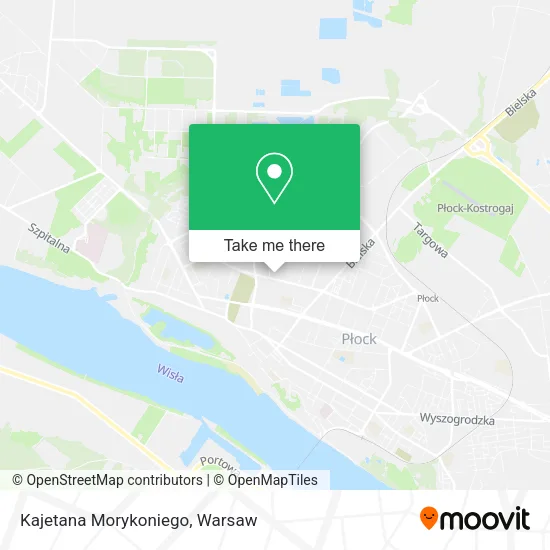 Карта Kajetana Morykoniego