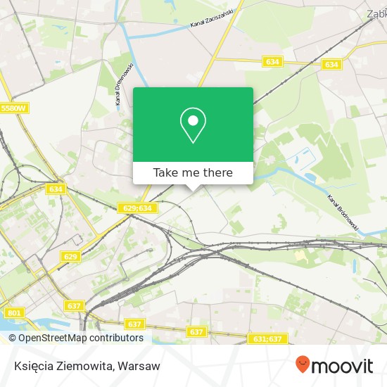 Księcia Ziemowita map