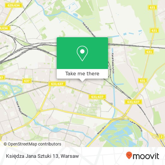 Księdza Jana Sztuki 13 map