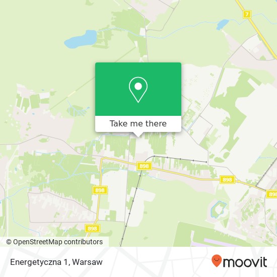 Energetyczna 1 map