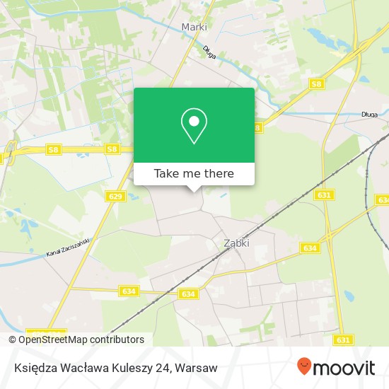 Księdza Wacława Kuleszy 24 map